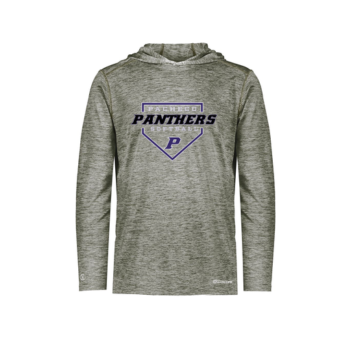 [FOLHCGGY-AS-LOGO2] Decker Men's Charge Hoodie (Adult S, Gray, Logo 2)