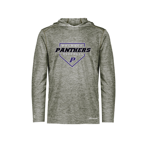 [FOLHCGGY-YS-LOGO2] Decker Youth Charge Hoodie (Youth S, Gray, Logo 2)