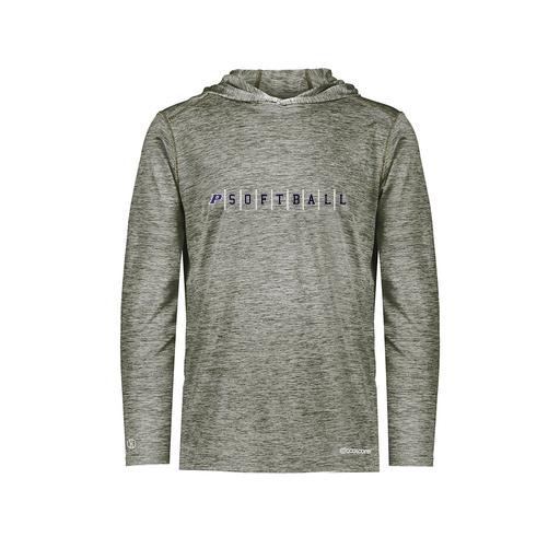 [FOLHCGGY-YS-LOGO3] Decker Youth Charge Hoodie (Youth S, Gray, Logo 3)